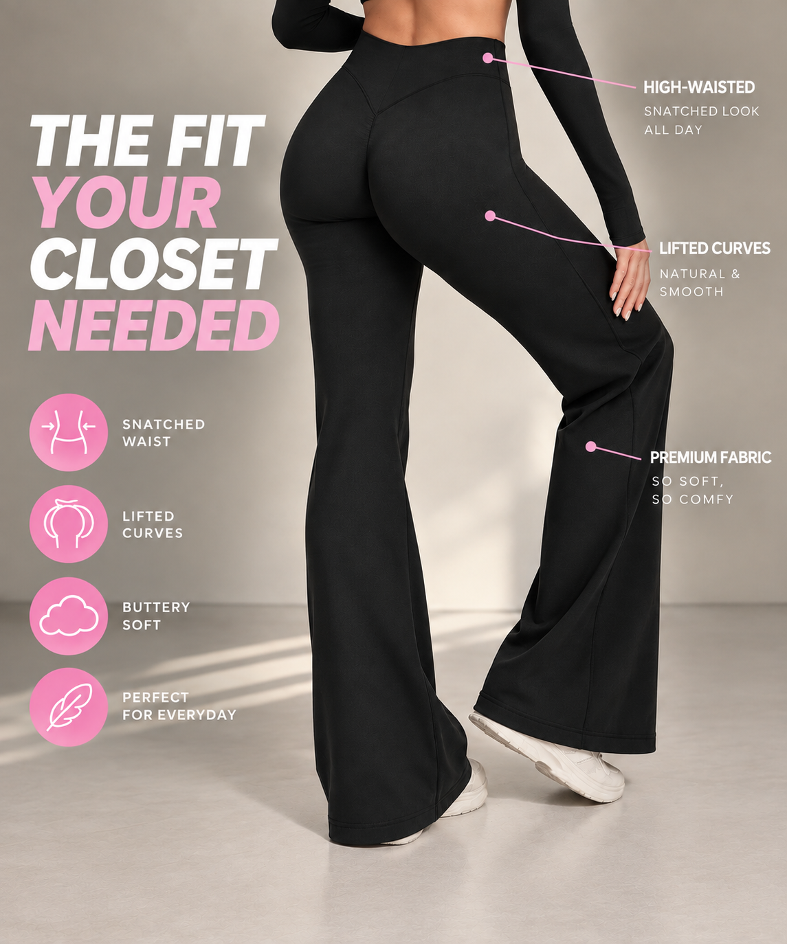 Vaylo BBL Boost Flare Leggings